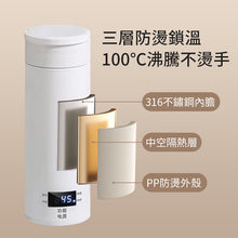 將圖片載入圖庫檢視器 便攜式旅行電熱水杯