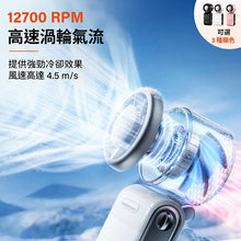 將圖片載入圖庫檢視器 高速製冷冰敷可摺疊手持風扇附掛頸帶(粉紅色) #CLRF004a-2026PK