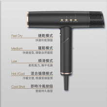 將圖片載入圖庫檢視器 無刷高速靜音風筒(灰色) #COHD003GY