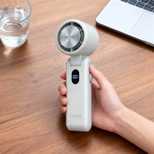 將圖片載入圖庫檢視器 高速製冷手持小風扇 #CLRF014WH