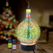 將圖片載入圖庫檢視器 3D煙花玻璃香薰機 (銀色)