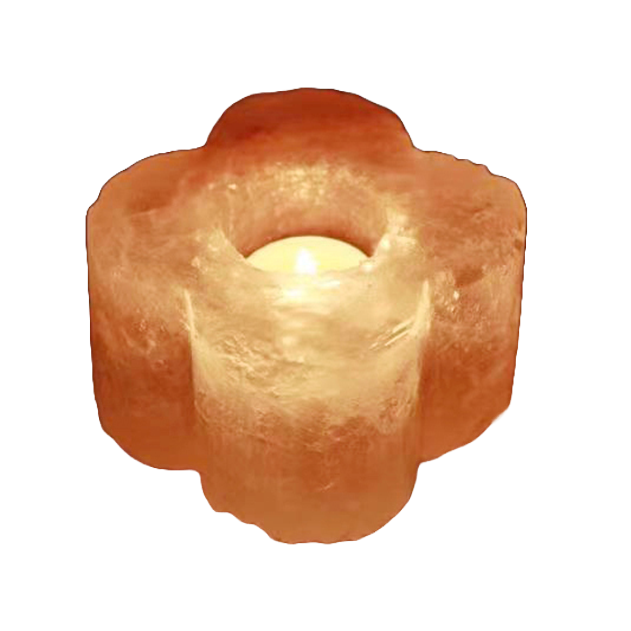 Salt Candle Holder - Flower