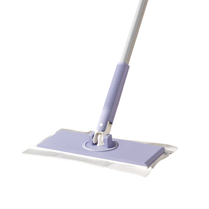 NPFMS003PR 家用自動夾布乾濕兩用拖把（紫色）