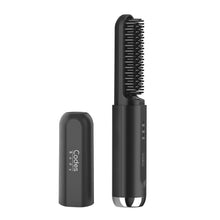 將圖片載入圖庫檢視器 CBHB001 無綫負離子充電直髮梳附收納袋（銀色）
