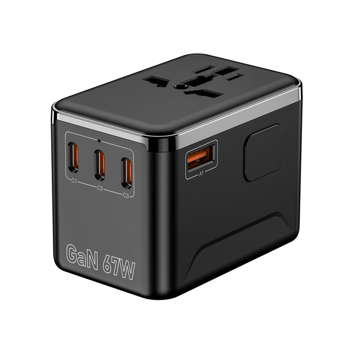 PD 67W 快充旅行充電轉插