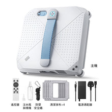 將圖片載入圖庫檢視器 雙邊四噴水抹窗機械人（白色） #NPRVC002WH
