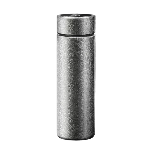 Pure titanium metal thermos kettle (silver) 