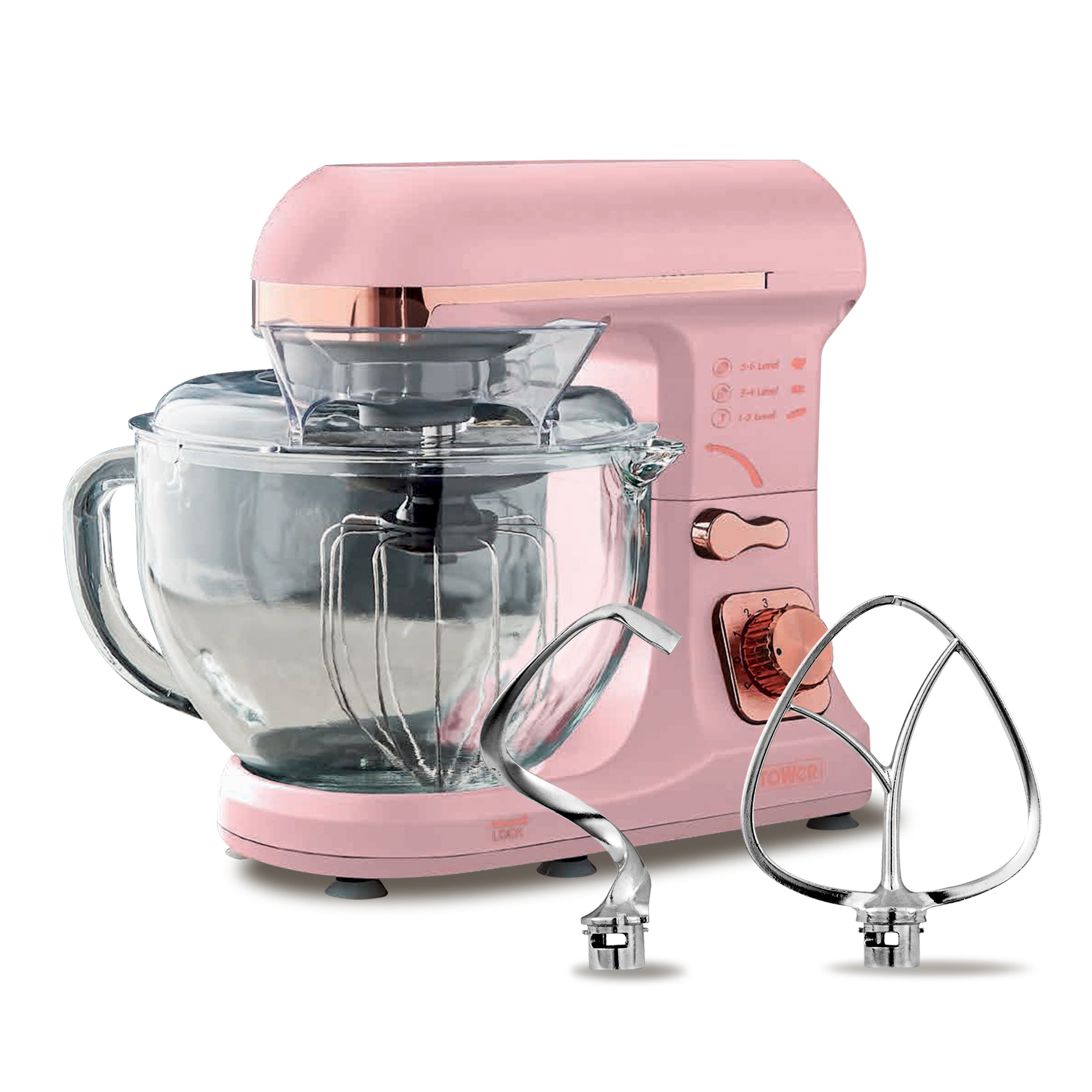 UK Tower Multi-Function Stand Mixer - Pink