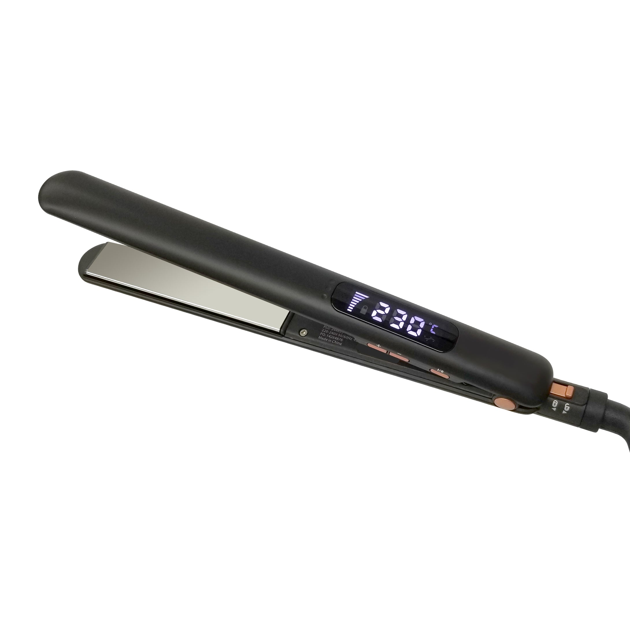 Titanium Plated Metal Hair Straightening and Curling Iron